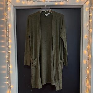 Market & Spruce Olive Green Women's Cardigan